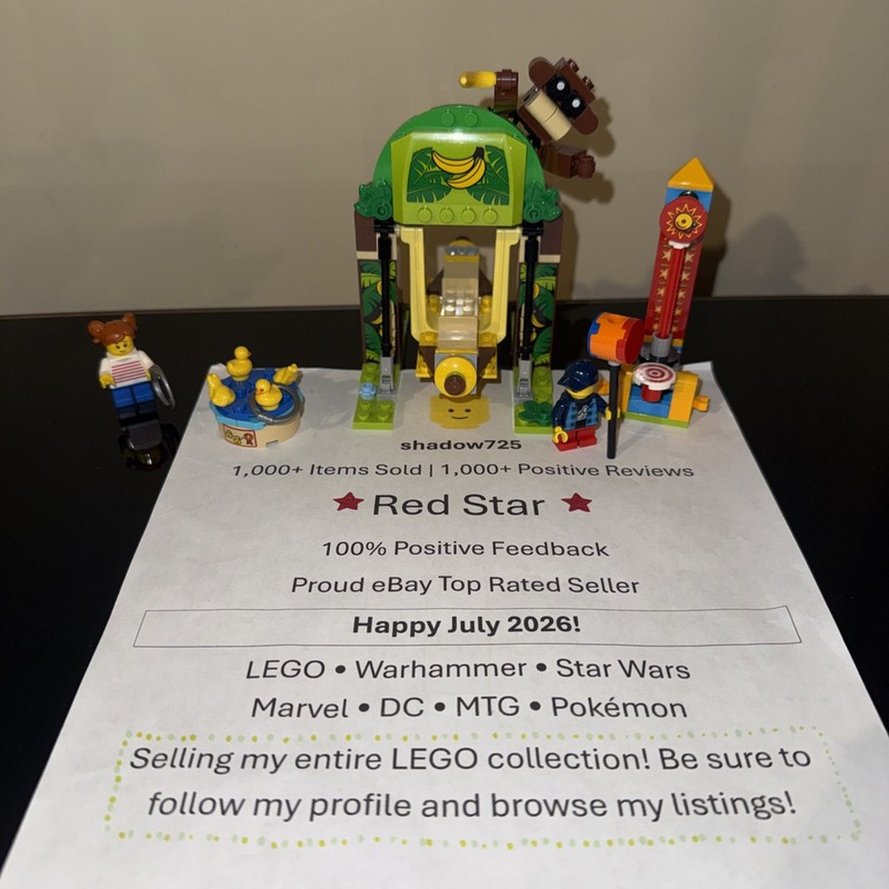 LEGO 40529 Children’s Amusement Park | Visibly Complete! No Manual