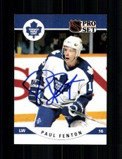 Paul Fenton NHL USA Traiding Card Original Signiert +A 251296