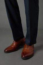 Burton Tan Brogues Mens Smart Shoes