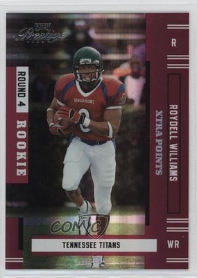 2005 Playoff Prestige Xtra Points Red /150 Roydell Williams #208 Rookie RC 13zo