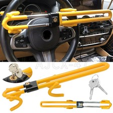 High Security Heavy Duty Car Steering Wheel Lock Anti Theft Hook for Vans + 2...