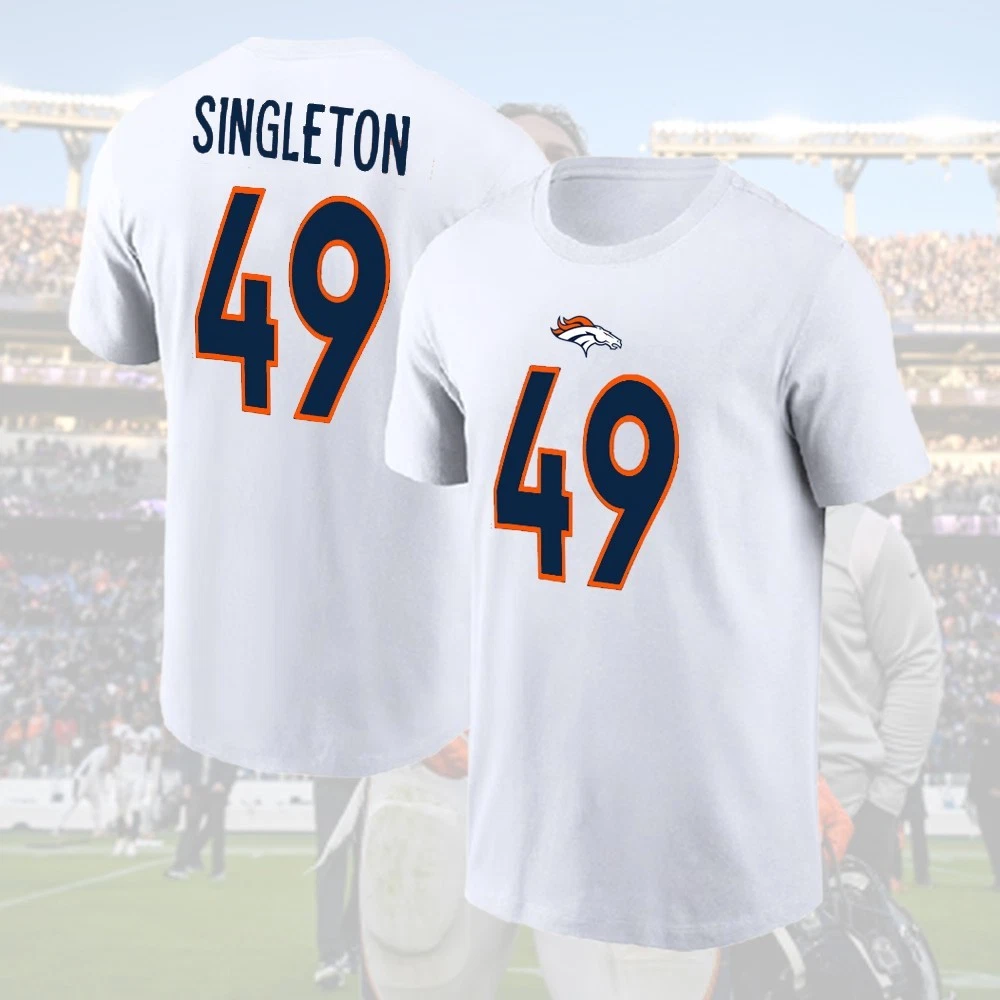 Alex Singleton #49 Denver Football 2025 Player Name & Number Gift For Fans