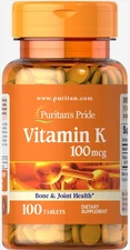 Puritan's Pride Vitamin K 100 mcg - 100 Tablets