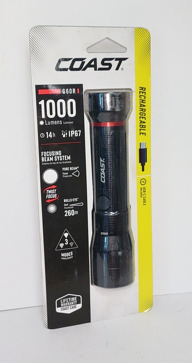 best rechargeable 1000 lumen flashlight LitezAll Tactical This versatile flashlight also doubles as a portable power bank Surge 1,000-Lumen Rechargeable Tactical LED