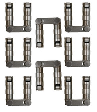 8x Hydraulic Roller Cam Lifters With Link Bar For Chevy Sbc 350 265 283 327 V8