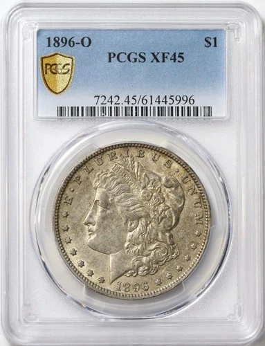 1896-O $1 Morgan Silver Dollar PCGS XF45 - Better Date - Nice Original Coin