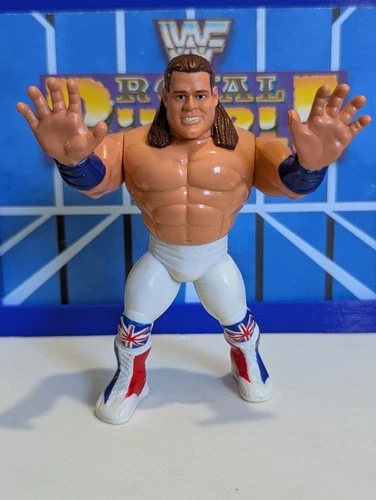 WWF Hasbro British Bulldog - WWE LJN Vintage Mattel Titan Sports