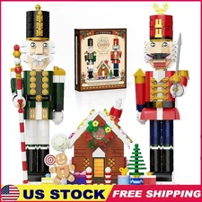 Nutcracker Building Set Gingerbread House Christmas Decoration 703 Pieces New