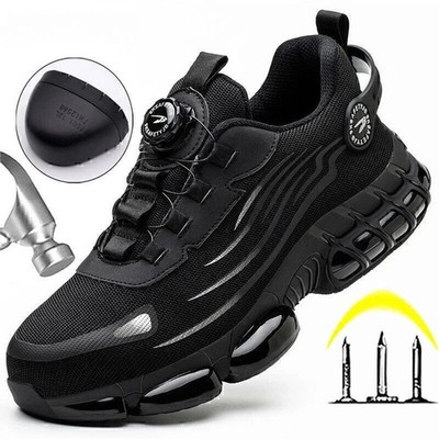 Herren Leichte Arbeitsschuhe Damen Stahlkappe S3 Sport Sneaker