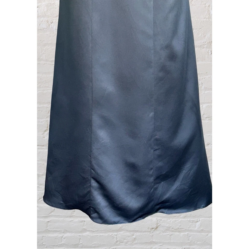 Винтажный Y2K 90-х черный розовый без бретелек выпускное платье S 2 3 4 Whimsigoth темно фея  - Изображение 4 из 4