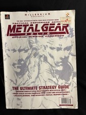 Metal Gear Solid, Official Mission Handbook Strategy Guide Millenium PS1 1998