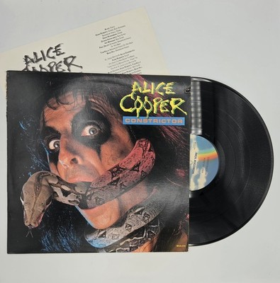 ALICE COOPER Constrictor Lp Vinyl 1986,  Teenage Frankenstein,  He's Back Jason