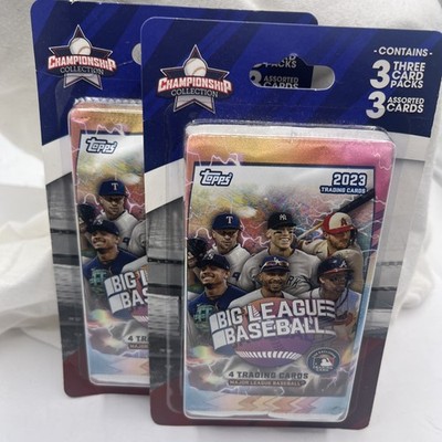 (2) 2023 Topps Baseball Championship Collection 3 Packs + Bonus Cards