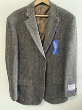 NWT PENDELTON HARRIS TWEED HERRINGBONE BLAZER SPORTS COAT SIZE 44L