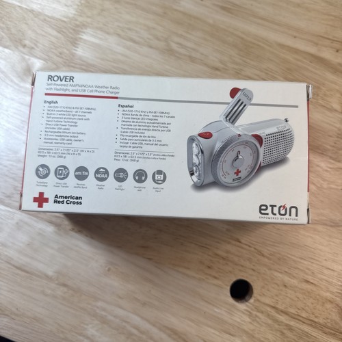 Eton American Red Cross TurboDyne Self-Powered Weather AM/FM/NOAA Radio - Picture 8 of 12