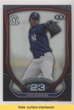 2015 Bowman Bowman Scouts' Top 100 Luis Severino #BTP-23 READ c8a