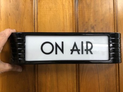 ON AIR  light up RCA style ONAIR sign  14'' 120V wall adapter FREE USA Shipping