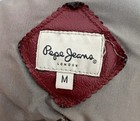 Pepe Jeans Womens Orange Goose Puffer Jacket To The Waist Elastic Size M — photo 9