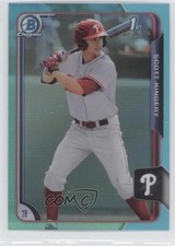 2015 Bowman Draft Chrome Sky Blue Refractor Scott Kingery #138 c5r