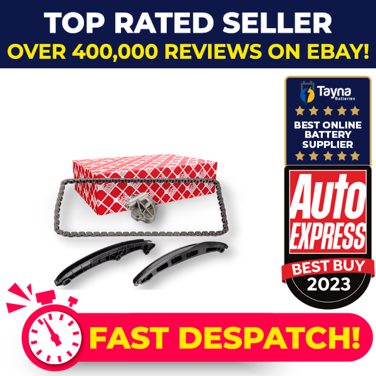 Timing Chain Kit fits SEAT IBIZA 1.2 09 to 15 03C109158A 03C109158AS3 03C109469K