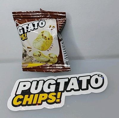 Zuru Mini Brands Kawaii Pugtato Chips Pug Dog Shaped Chips in Bag & Sticker
