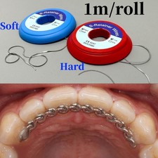 Dental Orthodontic Lingual Retainer Wire Stainless Steel Retention Wires 1m