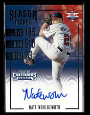 Nate Wohlgemuth 2016 Contenders Season Ticket USA Auto #15U-NW