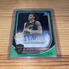 Topps 2025-26 Topps Chrome Jaylon Tyson Cavaliers Green Auto /99 #50