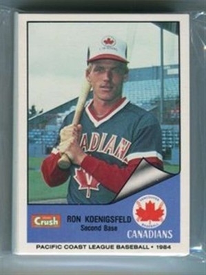 1984 Cramer Pacific Coast League PCL Vancouver Canadians (Milwaukee Brewers) Tea
