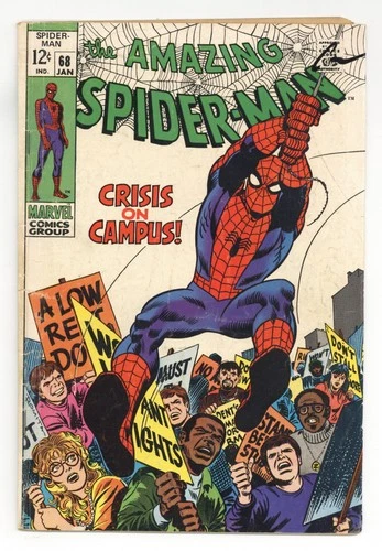 Amazing Spider-Man #68 GD+ 2.5 1969