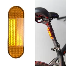 Motorcycle Rectangles Bike Reflectors With Adhesive Safety Fork Reflectors