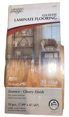 Designers Image Glueless Laminate Flooring 10pcs. (7.99 x47.56 )