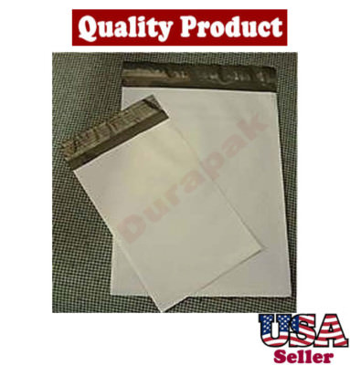 300 Sacs D'Expédition Auto-scellants Poly Mailer Blanc 19x24 Pouces – 2,35 Mil – PM #8