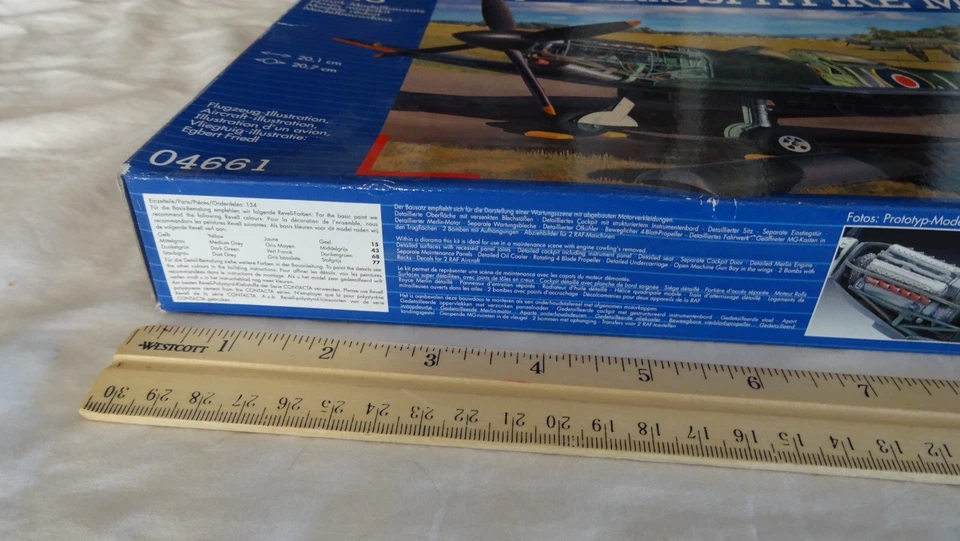 REVELL: 1/48 British Fighter, Supermarine "SPITFIRE" Mk.XVI #04661 NEW Sealed. - Image 4 of 4