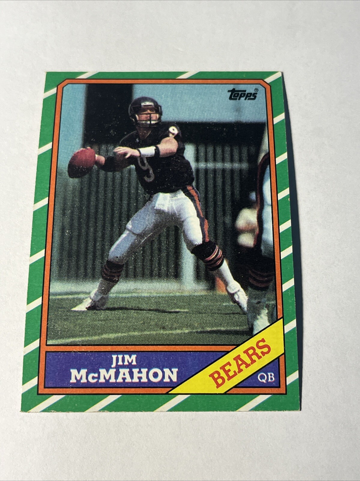 Jim McMahon 1986 Topps #10 Chicago Bears
