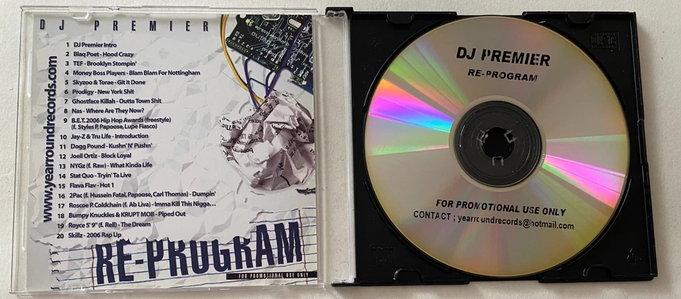 DJ PREMIER Re-Program CD Gang Starr NAS Jay-Z 2Pac Ghostface Killah Prodigy - Image 2 of 2