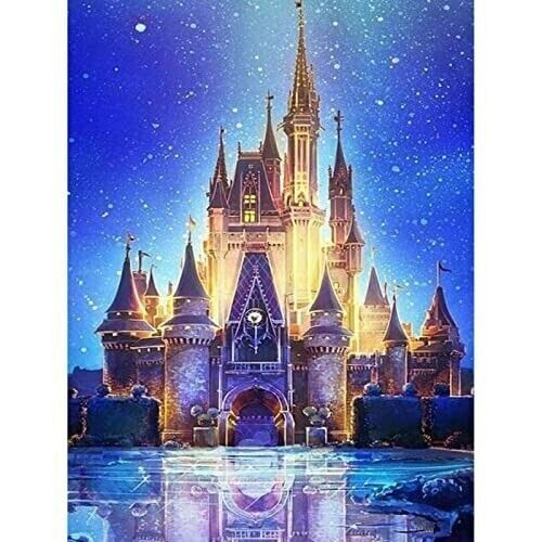 Disney Castle Disney Castle Full Drill 5D Diamond Painting Embroidery ...