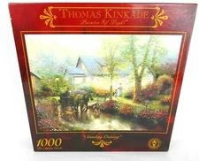 Thomas Kinkade Puzzle "SUNDAY OUTING" 1000  Pieces  27"x 20" NEW Sealed
