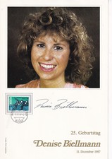 Philswiss Autogramm - Denise Biellmann - limitiert