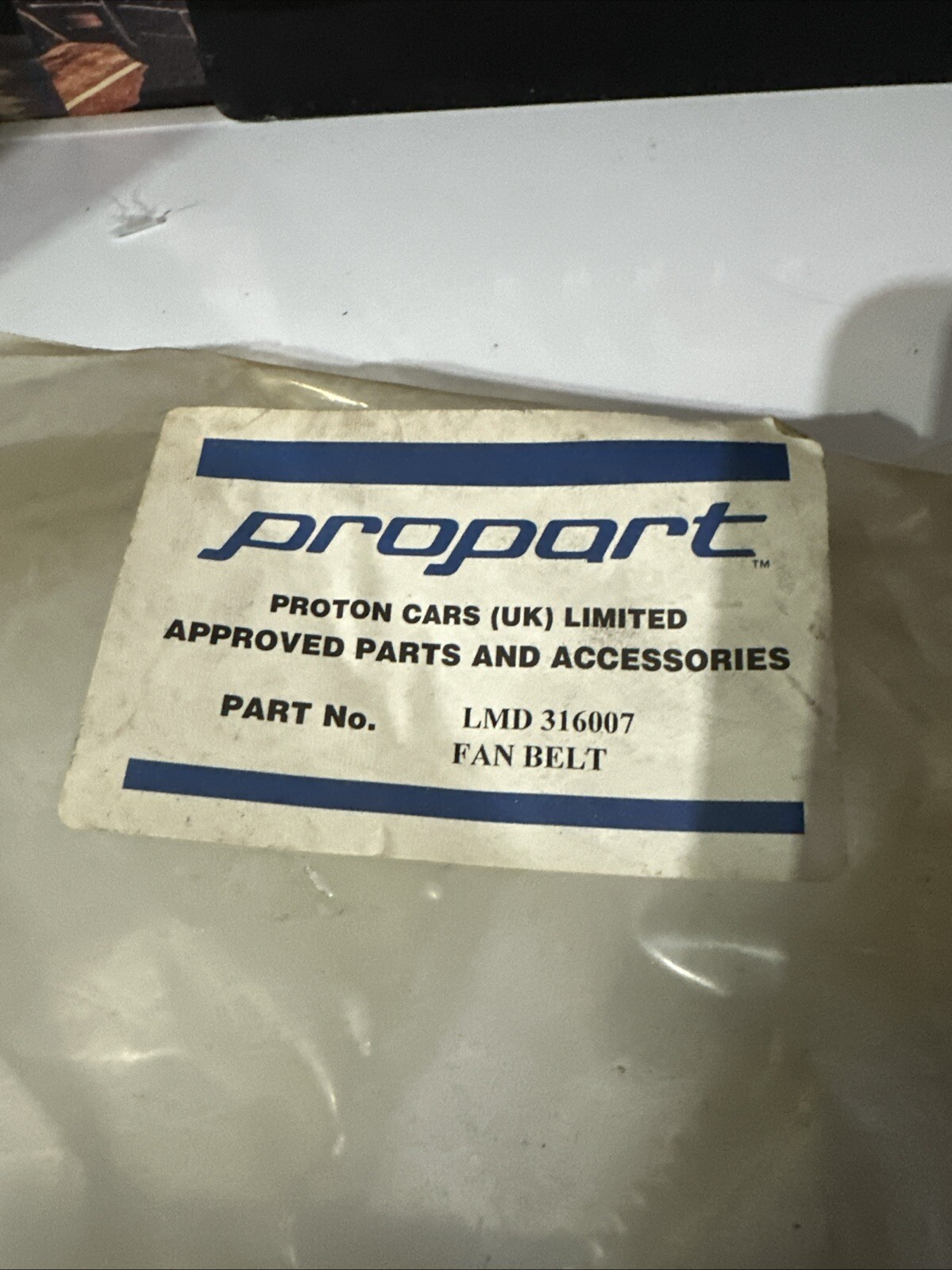 Genuine Proton/Prosport Fan Belt - LMD316007/GATES 6471MC image 3