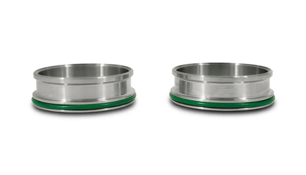 Vibrant Performance 12555 HD Clamp Stainless Weld Ferrules with O-Rings for 2.50
