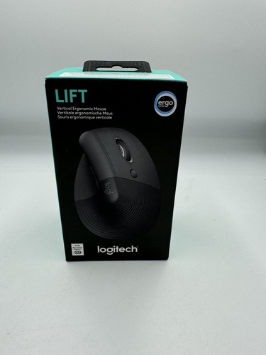 Logitech Lift Vertical Ergonomische Optische Maus - Graphit