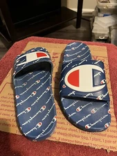 Champion Mens Ipo Warped Slides CP101075M Surf The Web, Size 12