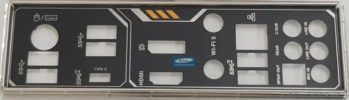 ASUS I/O IO SHIELD BLENDE TUF GAMING X570-PLUS (WI-FI), GAMING X570-PLUS (WI-FI)