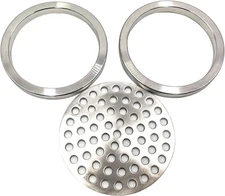 6" Tri Clamp Stacking Filter Plate Ring Kit, 6mm Pore Stainless Steel 304