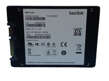 64GB SSD SANDISK X110 SD6SB1M-064G S/N:133958400709 2.5" NFP825