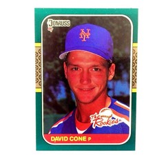 David Cone 1987 Donruss The Rookies Rookie Card #35 MLB New York Mets Yankees. rookie card picture