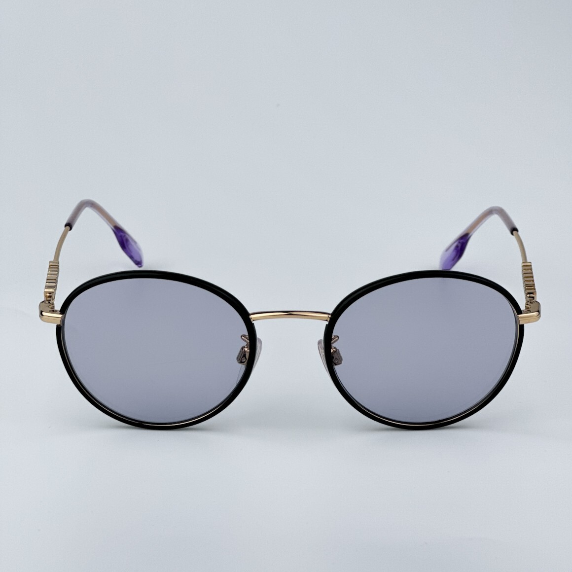 Burberry BE3148D 10171A Black Gold Lillac Oval Unisex  display picture 1