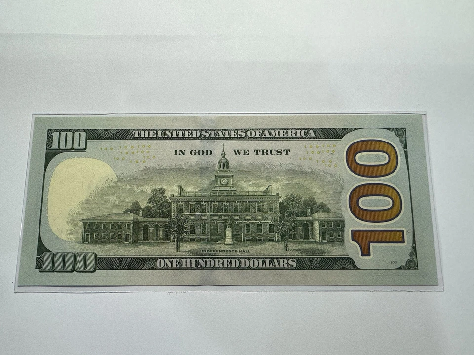 100 Dollars 2017 Serial Super Radar 51111115 SUPER GEM PMG-68_LDP Shop. - Image 4 of 4