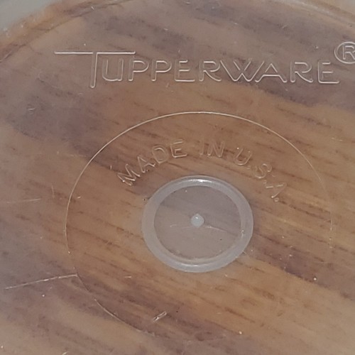 3 Vintage Tupperware Clear Replacement Snap Lids #295 Series Made in USA - Picture 14 of 14